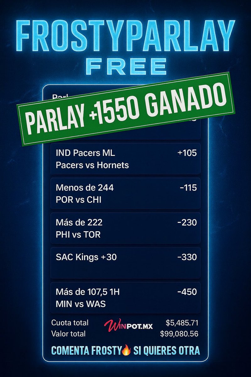 5k —-> 100k en MENOS DE 7 HORAS 🤯

5k —-> 100k en MENOS DE 7 HORAS  🤯

Y todo totalmente GRATIS SEÑORES ☃️ la nieve cayó ❄️ CON TODO EL FROSTY ARMY ALVVVVVV 🔥 

Listos para el de mañana? 😉

POR Y PARA USTEDES FAMILIA, $10,000 entre los ❤️🔄💬 del post 

👇👇👇
¿QUIÉN QUIERE