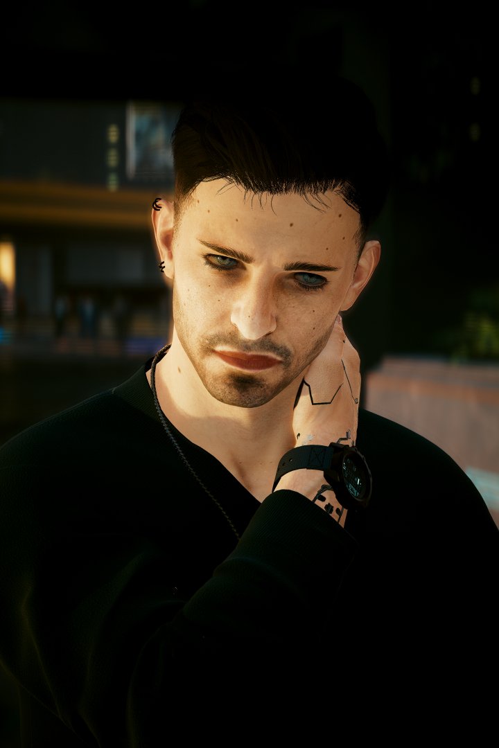 Jendocino's tweet photo. Back on my new OC, like bro wtf did the FIA do to you... Last pic is him currently.
#Cyberpunk2077 #Cyberpunk2077Photomode #OC #MascV #VirtualPhotography #VPWorld #VP https://t.co/vaspGOP8Zj