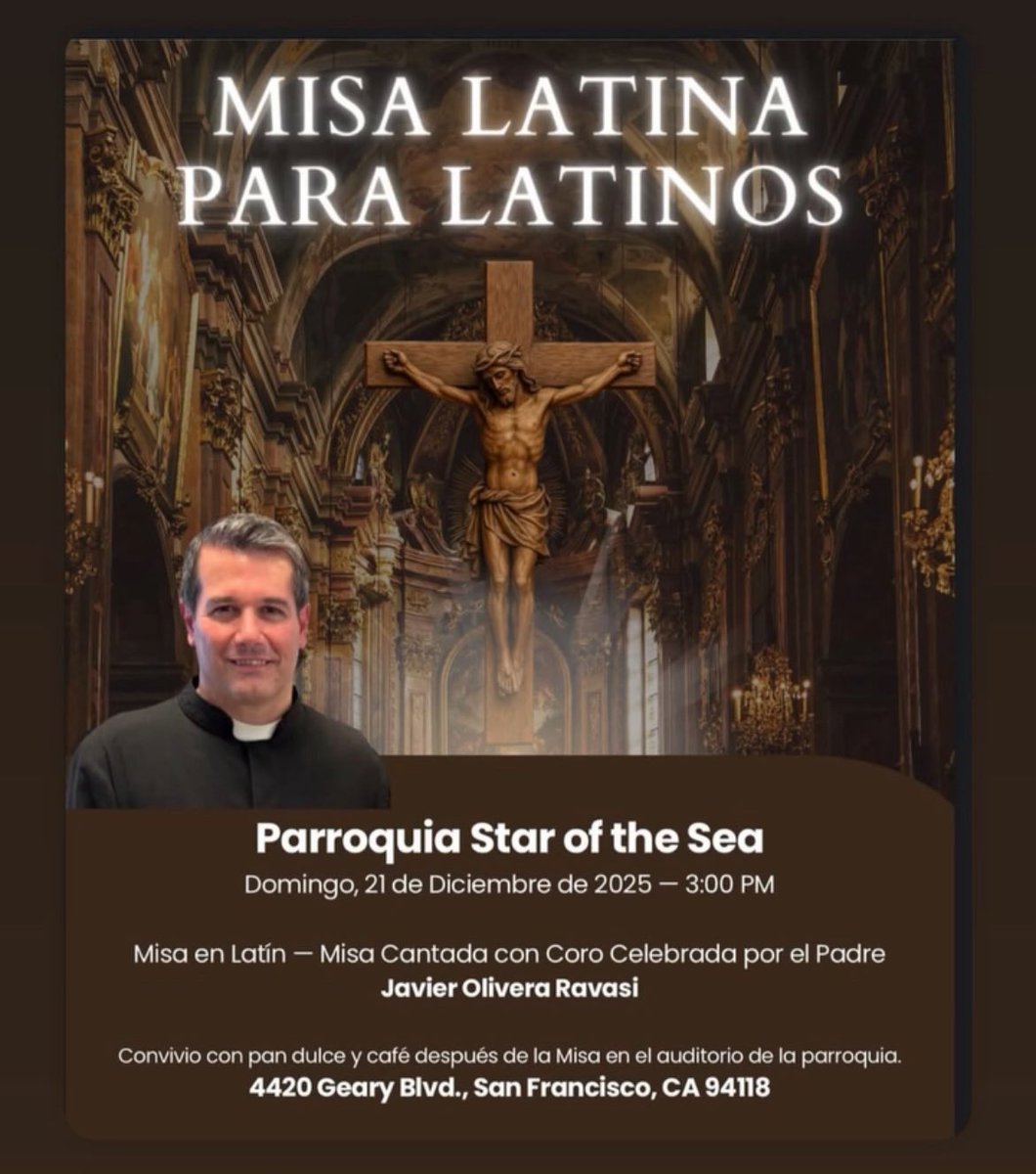 21 de Diciembre
En San Francisco, California
¡Los esperamos!