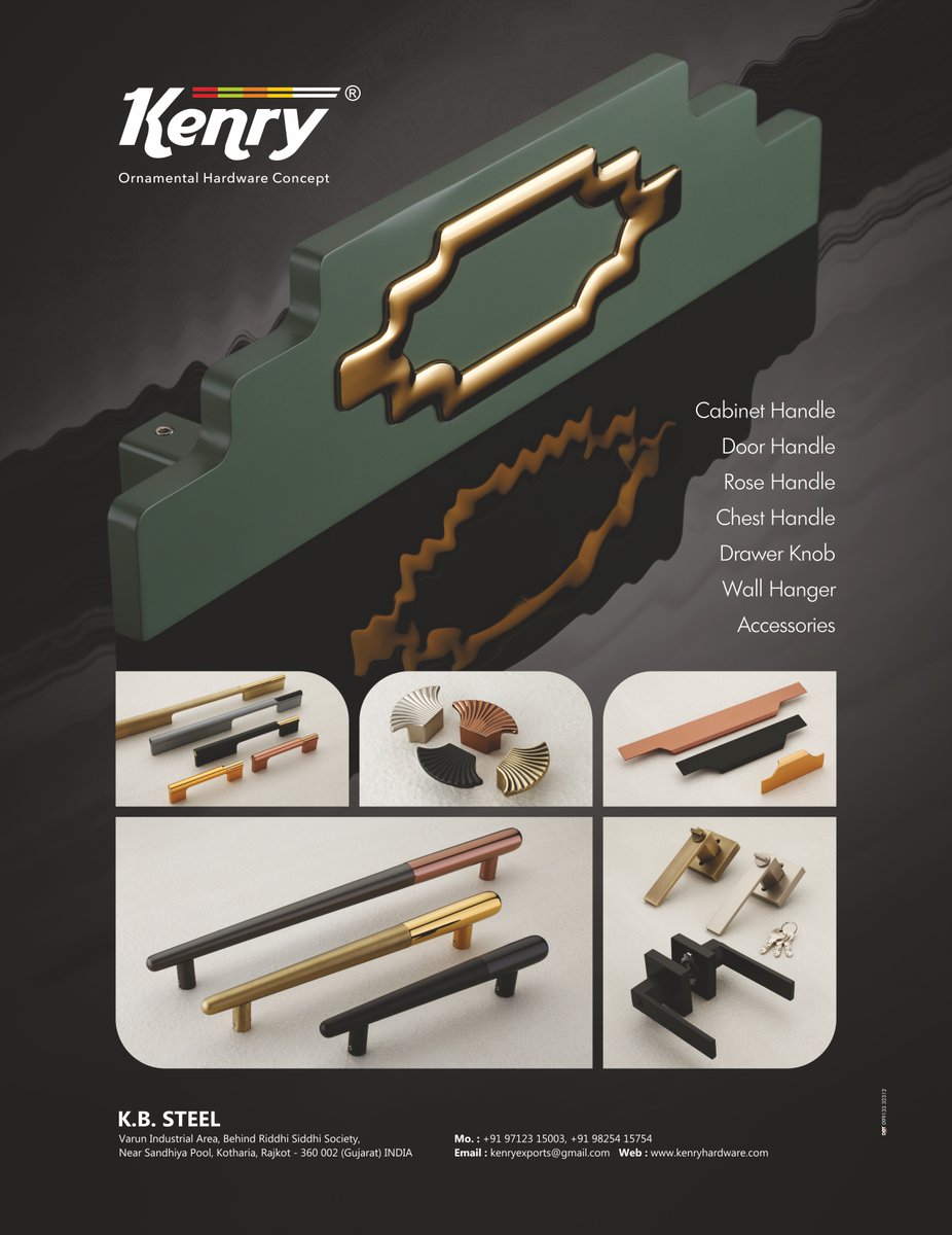 clue_hardware's tweet image. Explore Our Wide Range Online : l.sanitaryclue.in/LpghAj

📷 Call/WhatsApp: +91 97123 15203, +91 98254 15743
📷 Web: kenryhardware.com

Near Sandhiya Pool, Kothariya, Rajkot - 360 002 (Gujarat) Indian Exhibition Services

#KenryHardware #KBSteel #HardwareDistributor