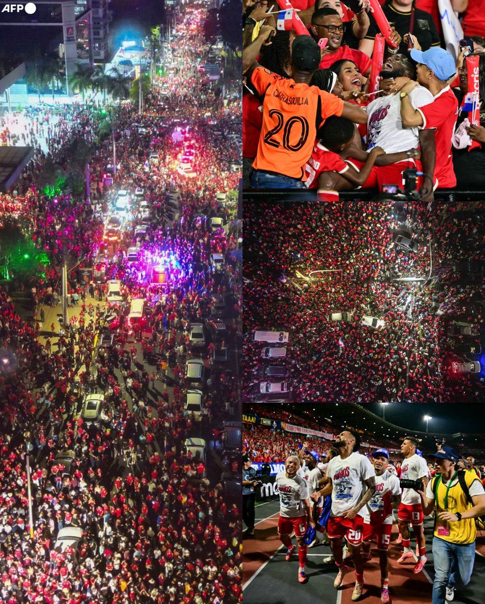 ¡¡LO QUE GENERA EL FÚTBOL!! Qué imágenes tan espectaculares, señoras y señores. La fiesta de Panamá después de clasificarse al SEGUNDO MUNDIAL DE TODA SU HISTORIA. Estuvieron en Rusia 2018 y, ahora, lograron clasificarse con BOLETO DIRECTO al Mundial 2026. Luego de 8 años, el