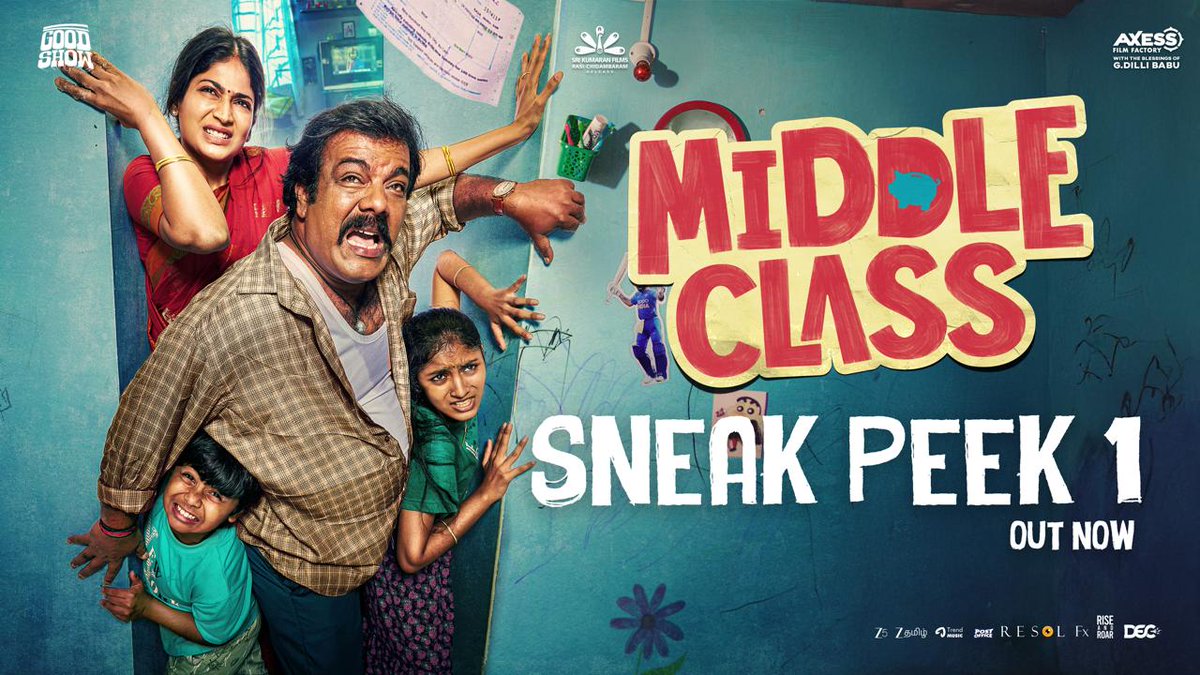 KollywoodScope's tweet image. The most relatable slice of life just dropped ✨

The sneak peek of #MiddleClass is out now!

🔗; youtu.be/SwvPpWmlevY?si…

#MiddleClassFromNov21

Produced by  @AxessFilm @goodshow_offl @ActorDev_offl @DuraiKv
Directed by @Kishoremuthura1
#Munishkanth @vgyalakshmi
@Mohamedkuraish1