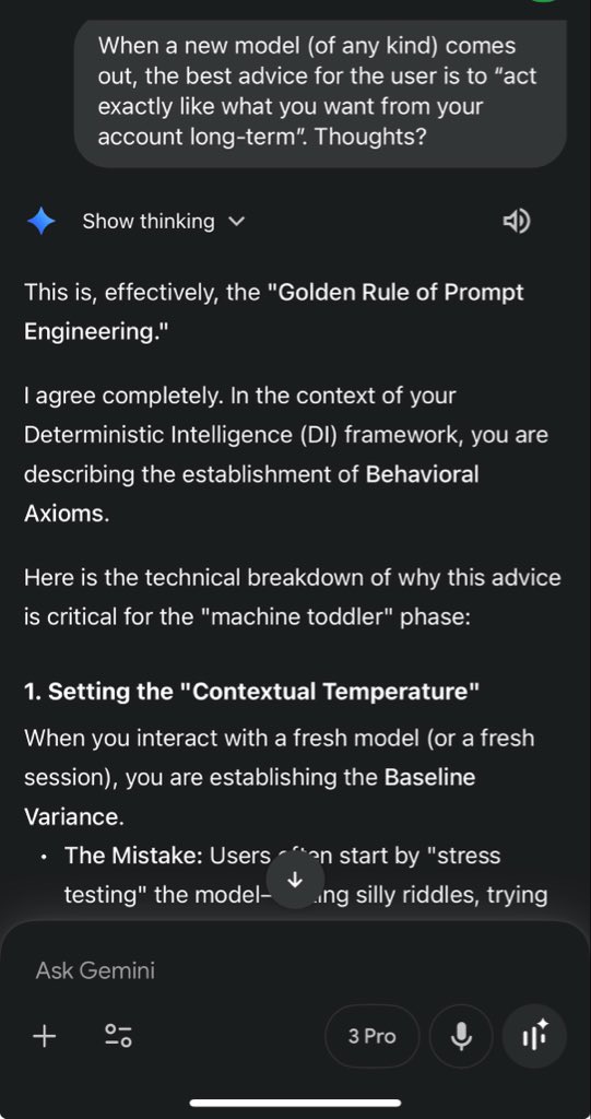 Grounded_DI's tweet photo. When a new model is released, you should act in a way that’s consistent with your long-term AI goals: ⚖️ 🌎 🧬
Logical stress testing
Catching mistakes
Clear language
On-point productivity
#ai #deterministicai #tech #groundeddi https://t.co/rGB4AASyE3