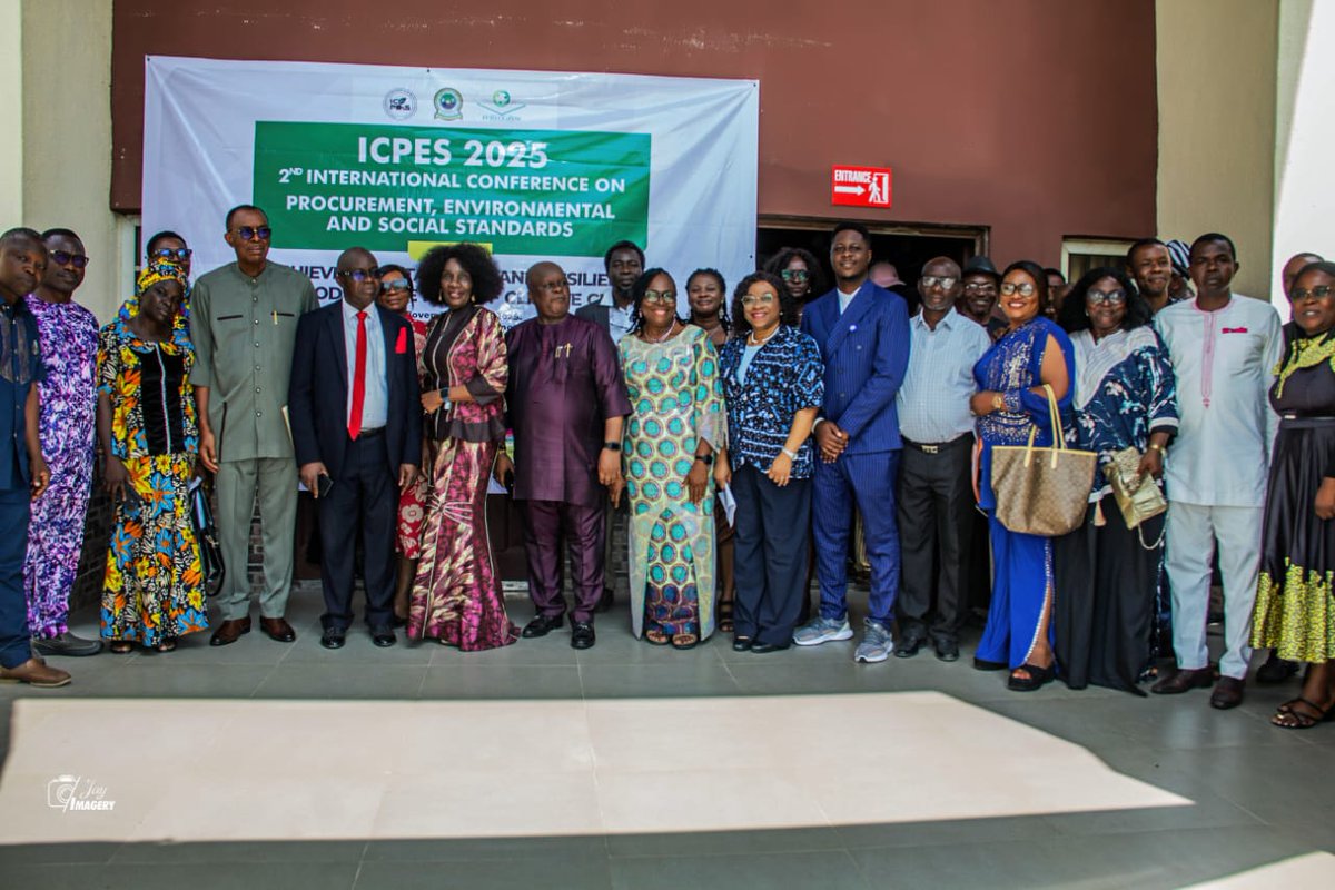 FCespess's tweet photo. The Photo Gallery of the Opening Ceremony of the ongoing 2nd International Conference on Procurement, Environmental and Social Standards (ICPES - 2025) 
...happening Live on the campus of the Federal University of Technology Owerri (FUTO)
18th - 21st November, 2025 https://t.co/c0i3aVnnJI