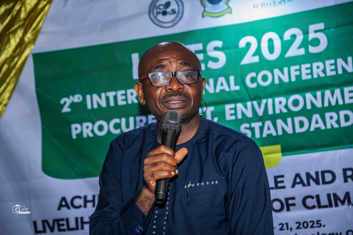 FCespess's tweet photo. The Photo Gallery of the Opening Ceremony of the ongoing 2nd International Conference on Procurement, Environmental and Social Standards (ICPES - 2025) 
...happening Live on the campus of the Federal University of Technology Owerri (FUTO)
18th - 21st November, 2025 https://t.co/c0i3aVnnJI