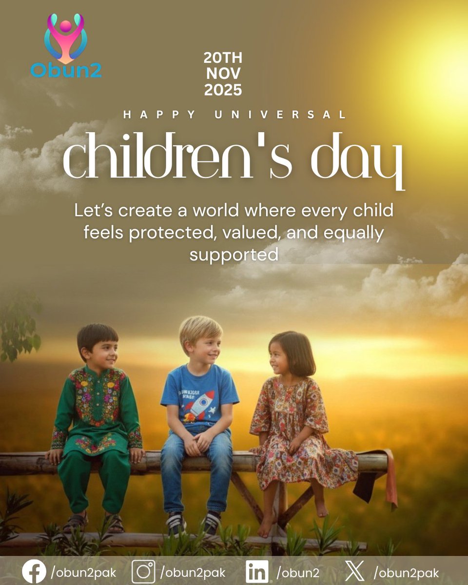 obun2pak's tweet photo. Happy Universal Children's Day

#obun2 #obun2campaigns #universalchildrenday https://t.co/38gS1q8Lj6