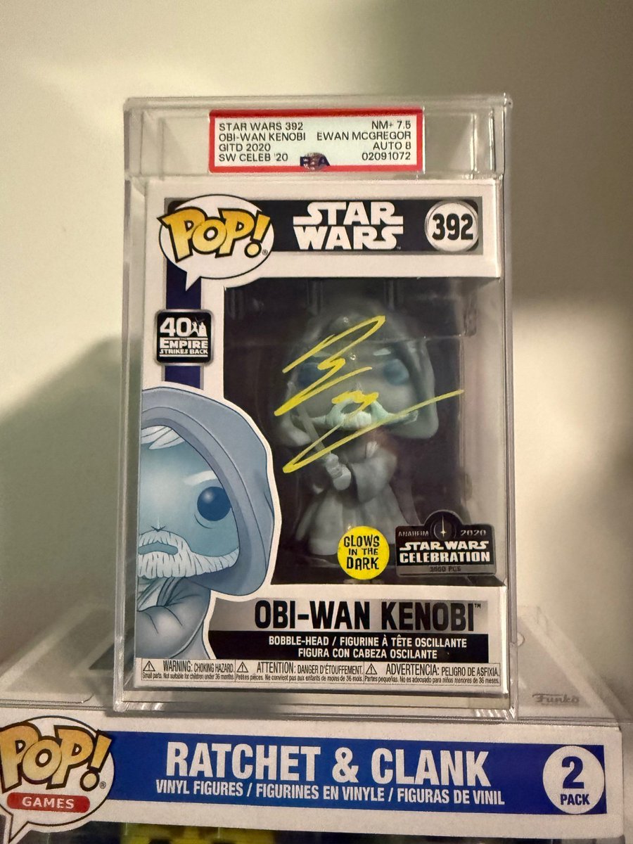 Funkopopenthus3's tweet image. FUNKO POP Obi-Wan Kenobi 392 Star WarsCelebration 2020 Signed EWAN MCGREGOR PSA

Ends Fri 21st Nov @ 7:06pm

ebay.co.uk/itm/1367332152…

#ad #funko #funkopop