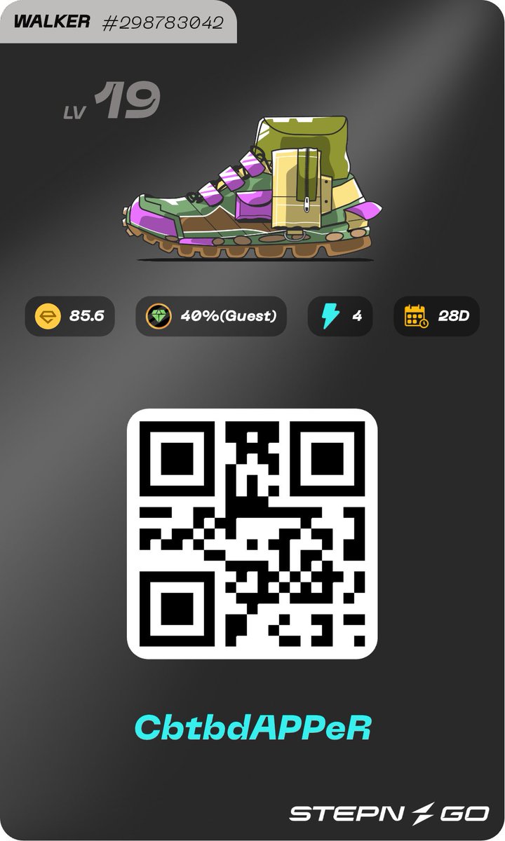 pj_stepn's tweet photo. 🚨🚨HHEEEYYYY GUYSSSS 🚨🚨

Who wants to enter in my HAUSSS?? 👟

⏱️4 weeks 
💰40% for the guest 🚨🚨🚨
⚡️ 4 energies for day
👟Walker 🚨🚨🚨

#Stepn #STEPNGO #StepnGo #GOHAUS #GGT #GMT 

Read the first comment to copy the code 👇👇👇 https://t.co/myusYU2pcV