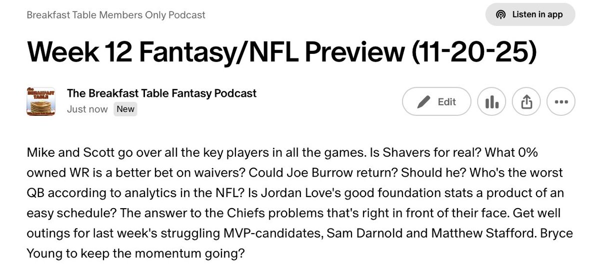 BreakfastTablePod tweet media