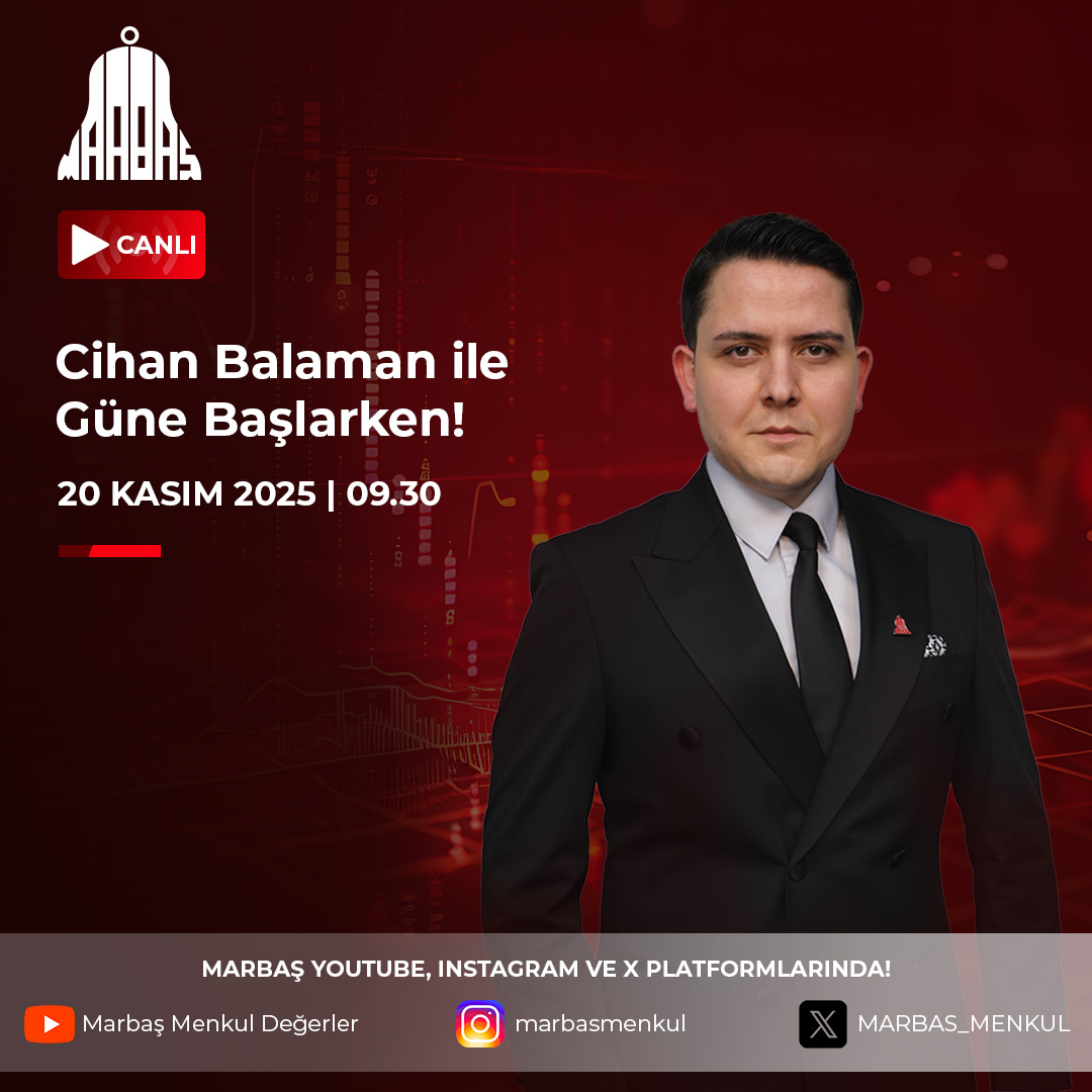 Cihan Balaman (<a href="/cihan_balaman/">Cihan Balaman</a>) ile Güne Başlarken 09:30'da Marbaş Menkul Değerler Twitter Hesabımızda!