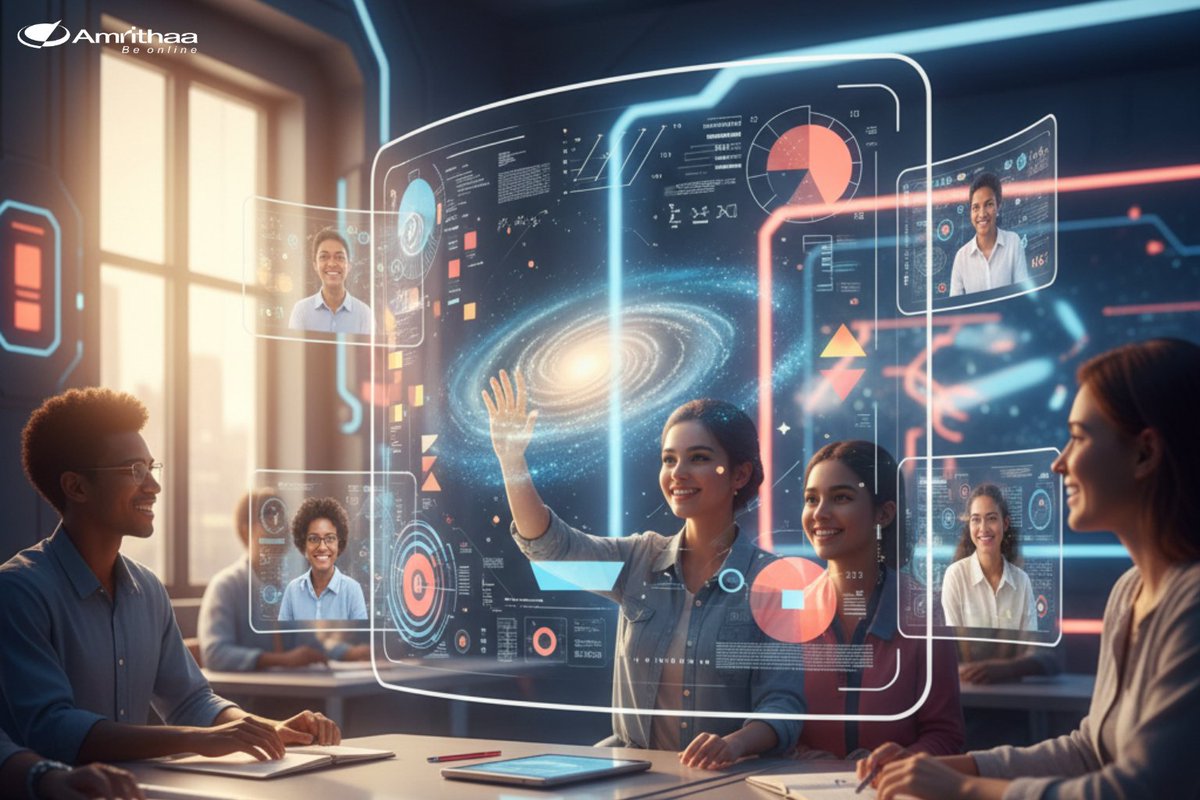 AmrithaaCom's tweet image. E-learning is redefining education — powered by innovation, driven by engagement. 🚀
 Learn how tech is shaping the classroom of tomorrow at amrithaa.com

amrithaa.com/artificial-int…

#ELearning #EdTech #DigitalLearning #Innovation #FutureOfEducation