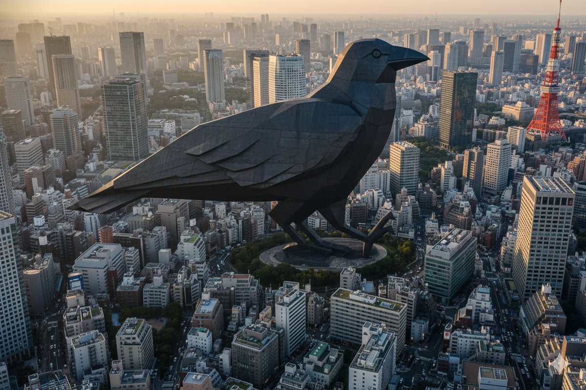 IdeinInc's tweet photo. 遅ればせながら… Ideinの八咫烏（ヤタガラス）も巨大化してみました！

当社は『実世界のあらゆる情報をソフトウェアで扱えるようにする』をミッションに掲げ、実世界のデータを扱うための基盤技術やソフトウェア開発に取り組んでいます。

気になった方は、プロフィールのリンクより当社サイトをご覧ください！