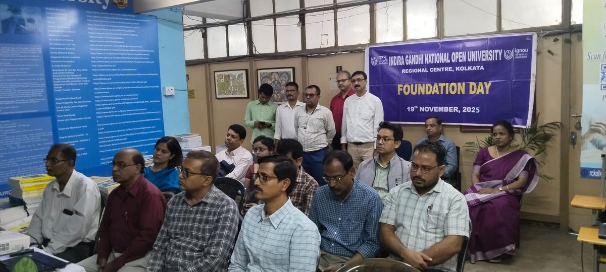 IGNOU KOLKATA (@ignoukolkata) on Twitter photo 