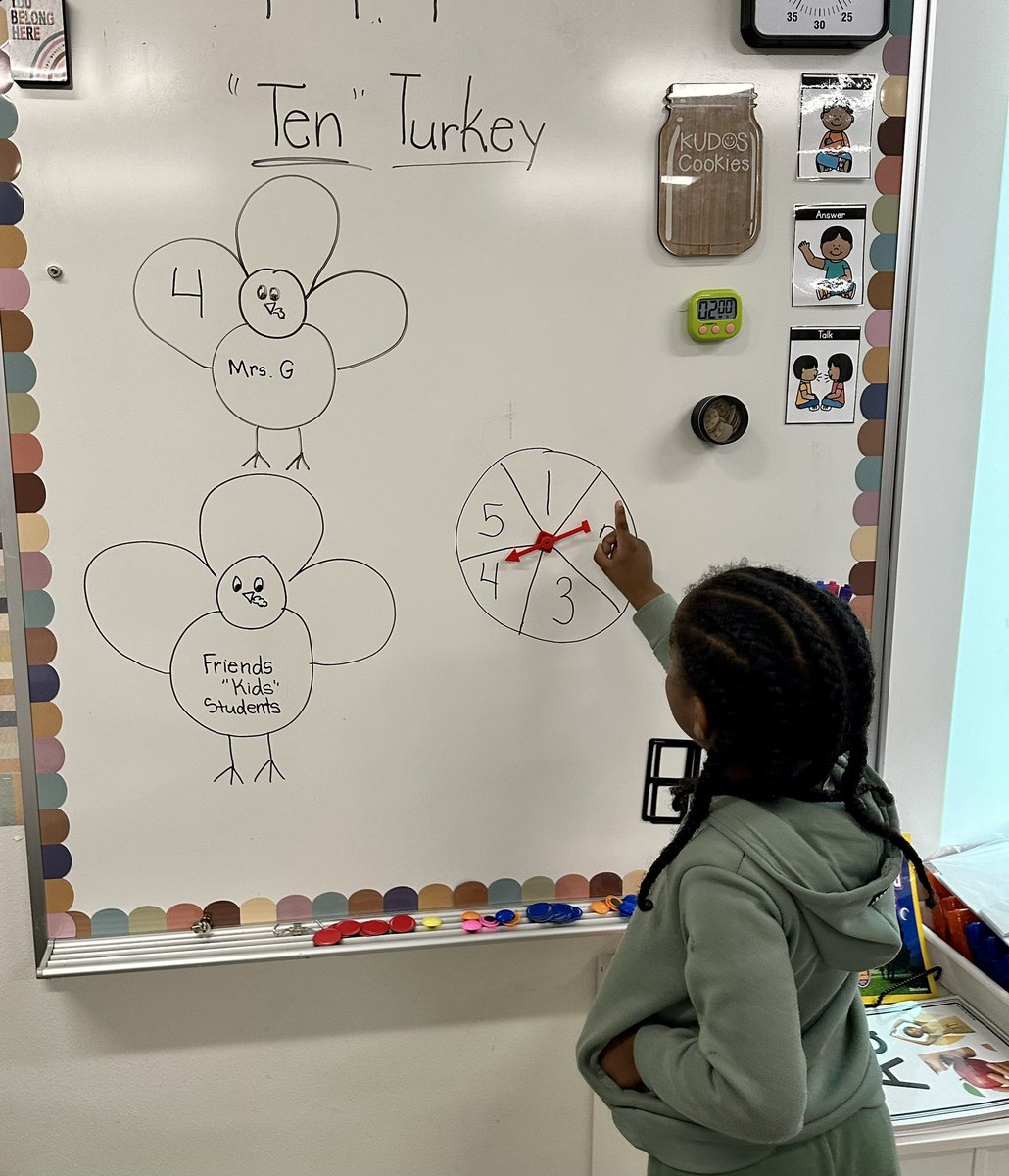 ngriffith106's tweet photo. A friendly game of 10 Turkey is a great way to flex our math brains. Reviewing number combinations while also comparing numbers. #rockyourrole #wearedegan #onelisd https://t.co/4hp4VUx8gh