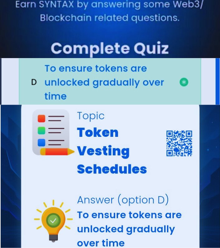 MissyOgo's tweet image. Syntax Verse📍 Daily /General Quiz For Today.
Date: 20/11/2025 

 Daily Quiz📌
📍Answer: 👉  Option  D

⭐️Reward:  20 $SYN  
#syntax