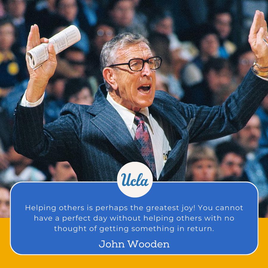 The Coach, as usual, is correct 

#ucla