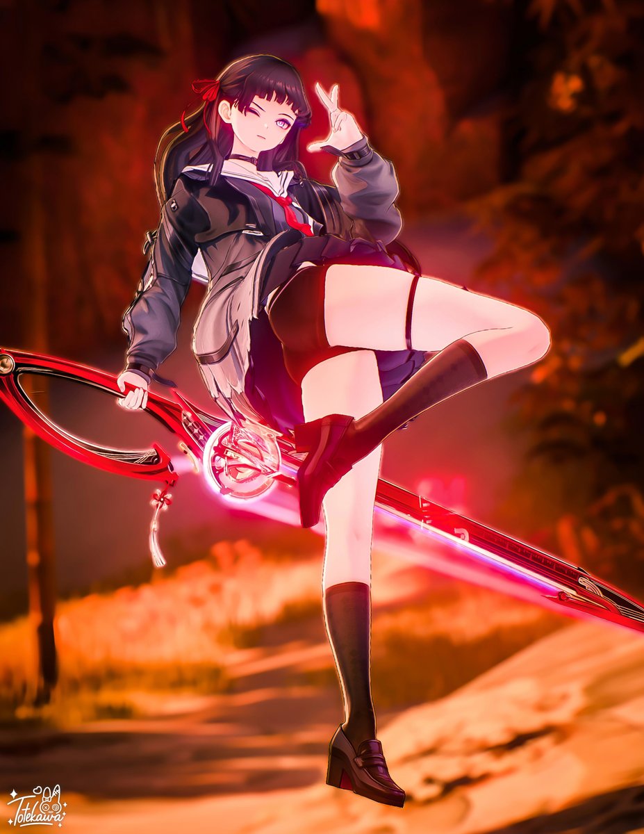 私が切り開きましょう✂ #鳴潮 #鳴潮写真部 #WutheringWaves Chisa / 千咲