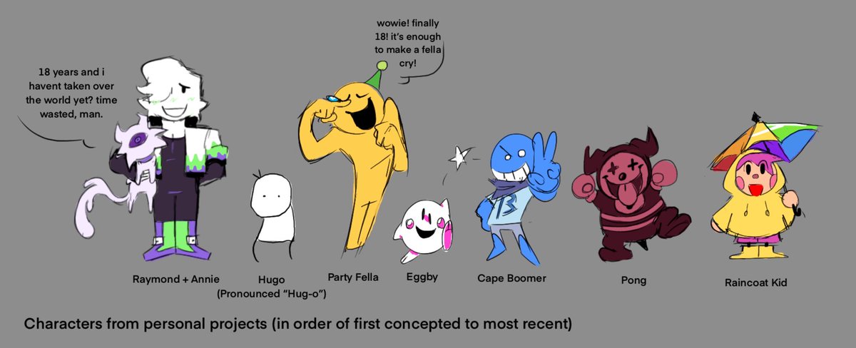 NendoWasTaken's tweet image. WOWIE ZOWIE! So I&apos;m 18 now? I dunno who made that call... felt compelled to draw this, here you freaks and frankensteins go!