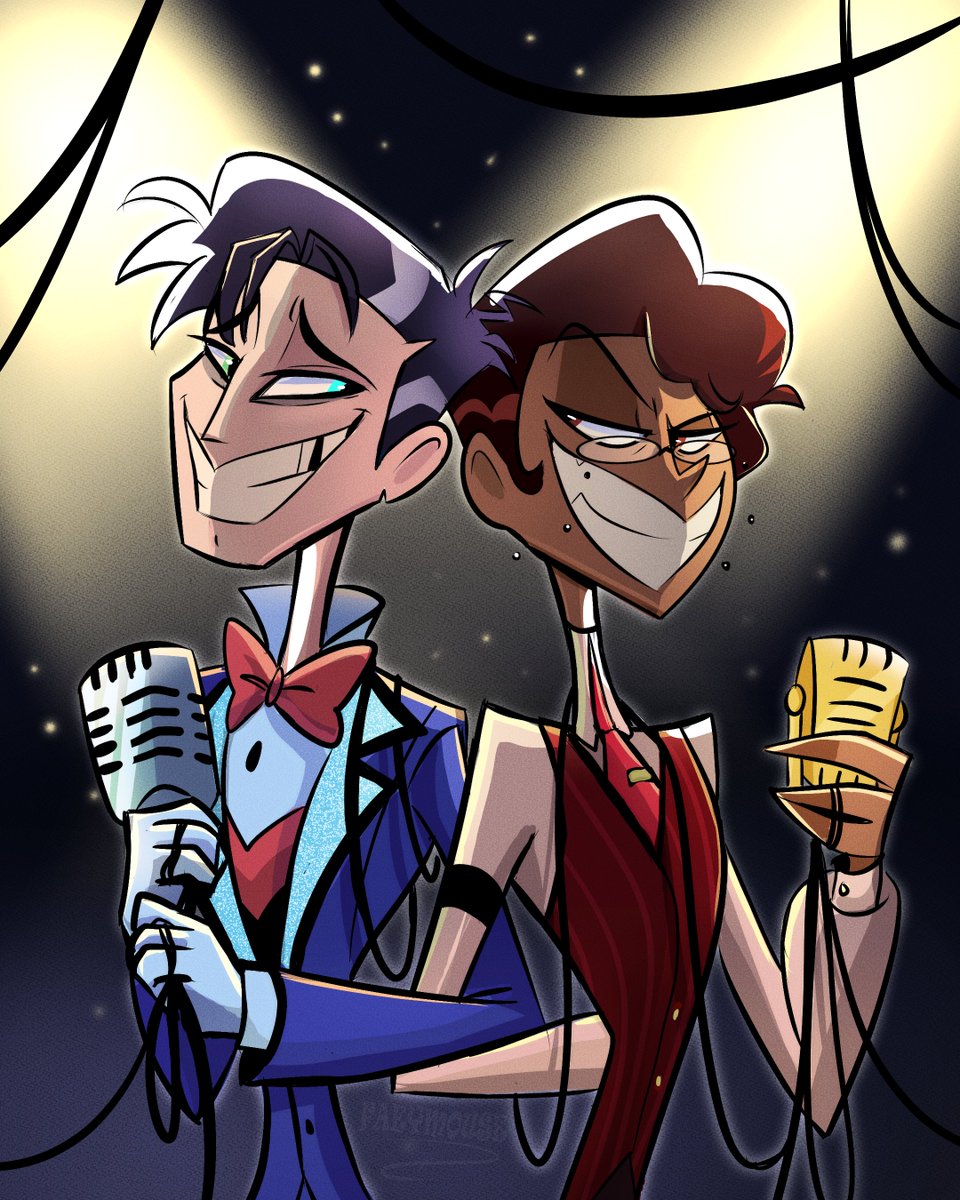 faeymouse's tweet image. Entertainment and murder boyfriends

#radiostatic #hazbinhotelfanart #hazbinhotelspoilers #alastor #vox