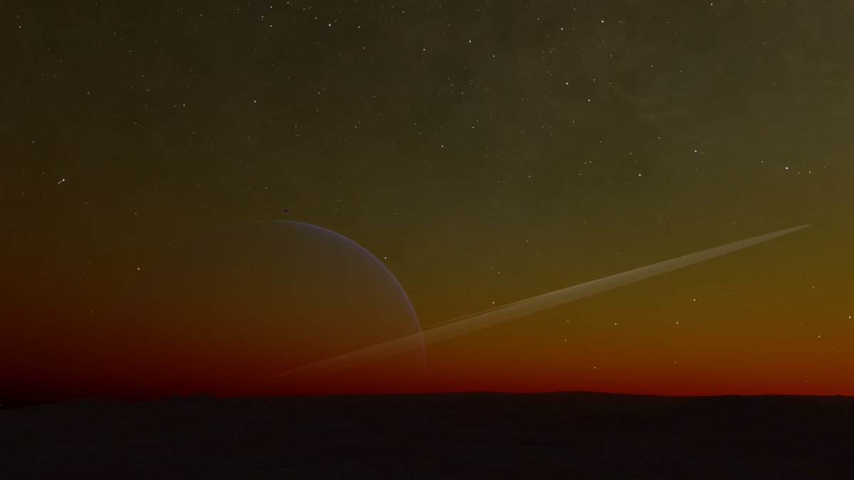 jellowiggler's tweet photo. #StellarScreenshots #EliteDangerous Beautiful horizon on Aurai 1a https://t.co/mOejF6151j