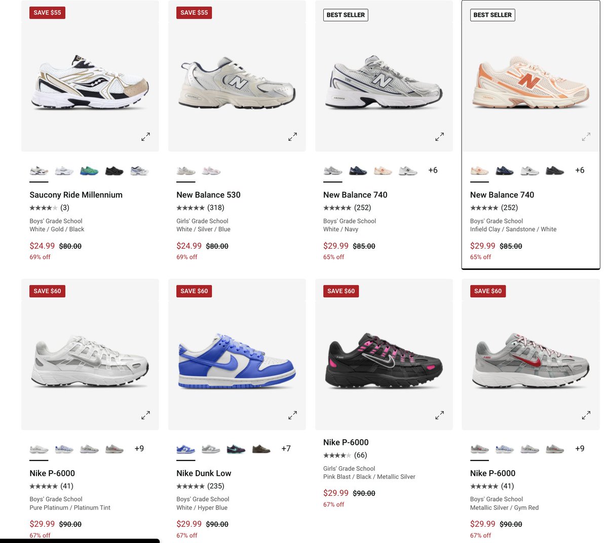 SneakerVisionz's tweet photo. Ad: Lots Of Good Deals On Kids Sneakers via Kidsfootlocker👌

GS: https://t.co/cpOR3P9g7W
PS: https://t.co/XP1nISlSyp
TD: https://t.co/9F2GIp8Uq4 https://t.co/c40YVh0Inn