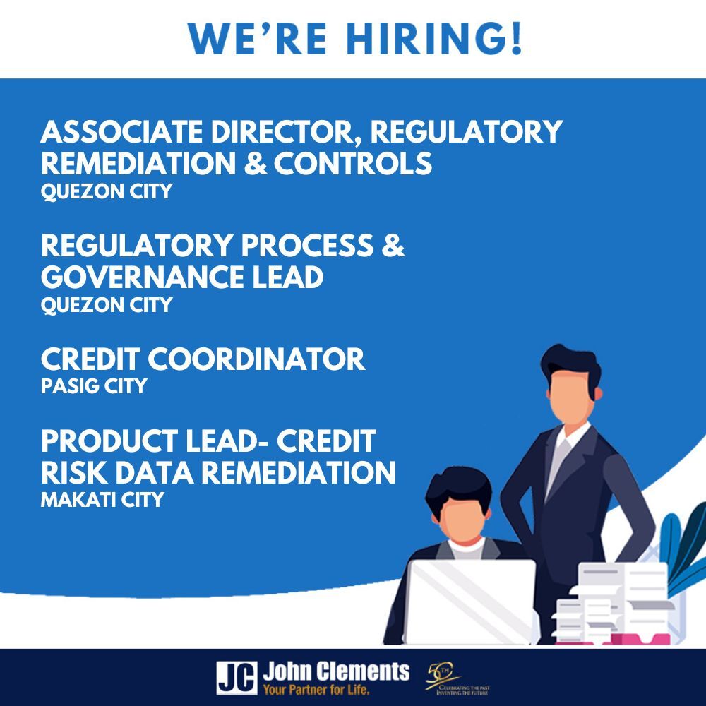 johnclementsph's tweet photo. 🚀 Your dream role is calling!
Explore these job openings: https://t.co/yB1eSQmJks
#ApplyNow #CareerOpportunities #JobOpeningPH #ApplyNow #HiringPH #ExecutiveJobs #ManagerJobs #PhilippinesJobs #NowHiring #JobAlert https://t.co/BhMgZRyqNA
