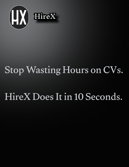 aiflex_'s tweet photo. 🚀 Built something new!HireX — AI Resume Analyzer Screens 80+ CVs in seconds and shows the top 10% best-fit candidates.Hiring doesn’t need to be slow anymore.Try it free 📷 https://t.co/T7eWJQXOyx 
#HireX #AIinHR #HRTech #BuildInPublic https://t.co/d90a9VzZoN