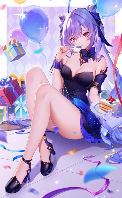 刻晴お誕生日おめでとう #原神 #Keqing #刻晴生誕祭2025
