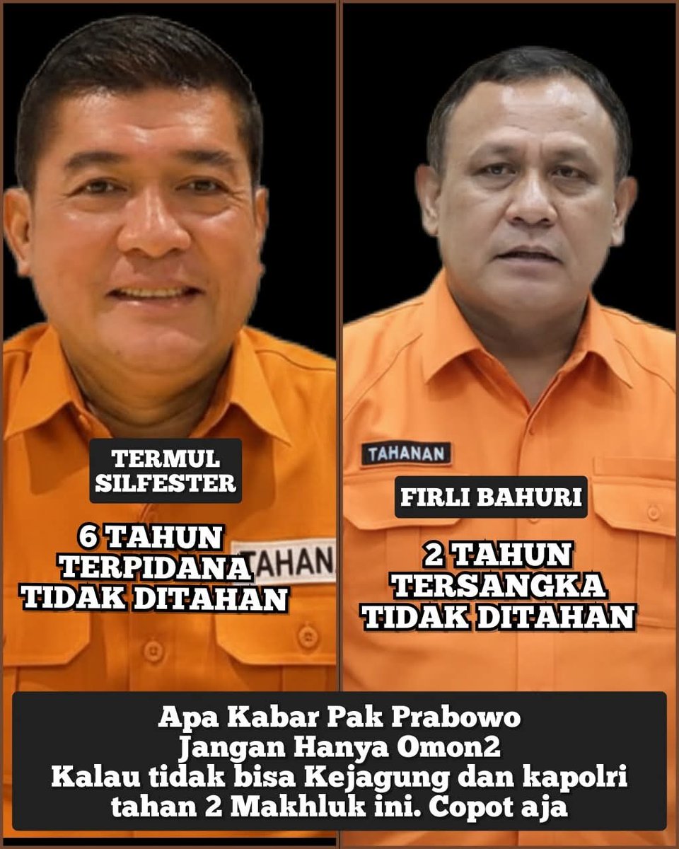 PresidenKopi's tweet image. Hukum seperti apa ini guru ?? 
Pelajaran hukum yg ku pelajari darimu selama ini seolah tidak berguna ketika melihat dua orang ini.