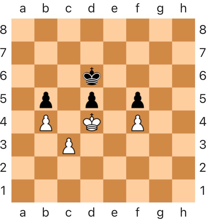 FranckAbed's tweet image. Aux échecs, le terme zugzwang désigne un « coup contraint » au sens d’être obligé de jouer, non pas qu’il n’y ait plus qu’un seul coup légal, mais que tout coup aggrave la position. 

Ici, les Noirs ♟️sont condamnés à jouer… et à perdre.

Connaissiez-vous ce terme ? 

#Echecs
