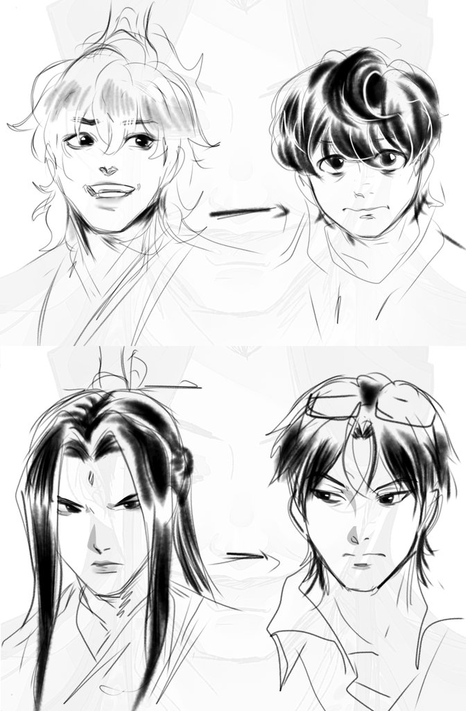 #cumplane sketch studies together