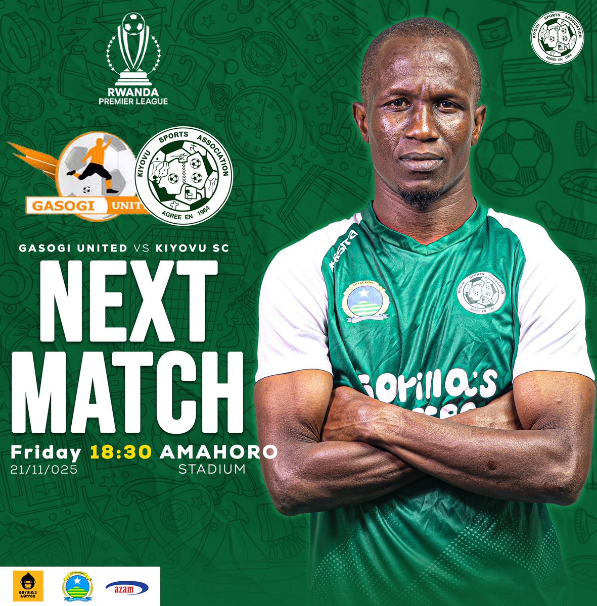 SCKiyovuSports's tweet photo. Next match: new opportunity to shine.
AMAHORO STADIUM
#NextGame #FootballLife #GameOn #TeamSpirit #PlayToWin #ChasingVictory https://t.co/otzXLnaTtT