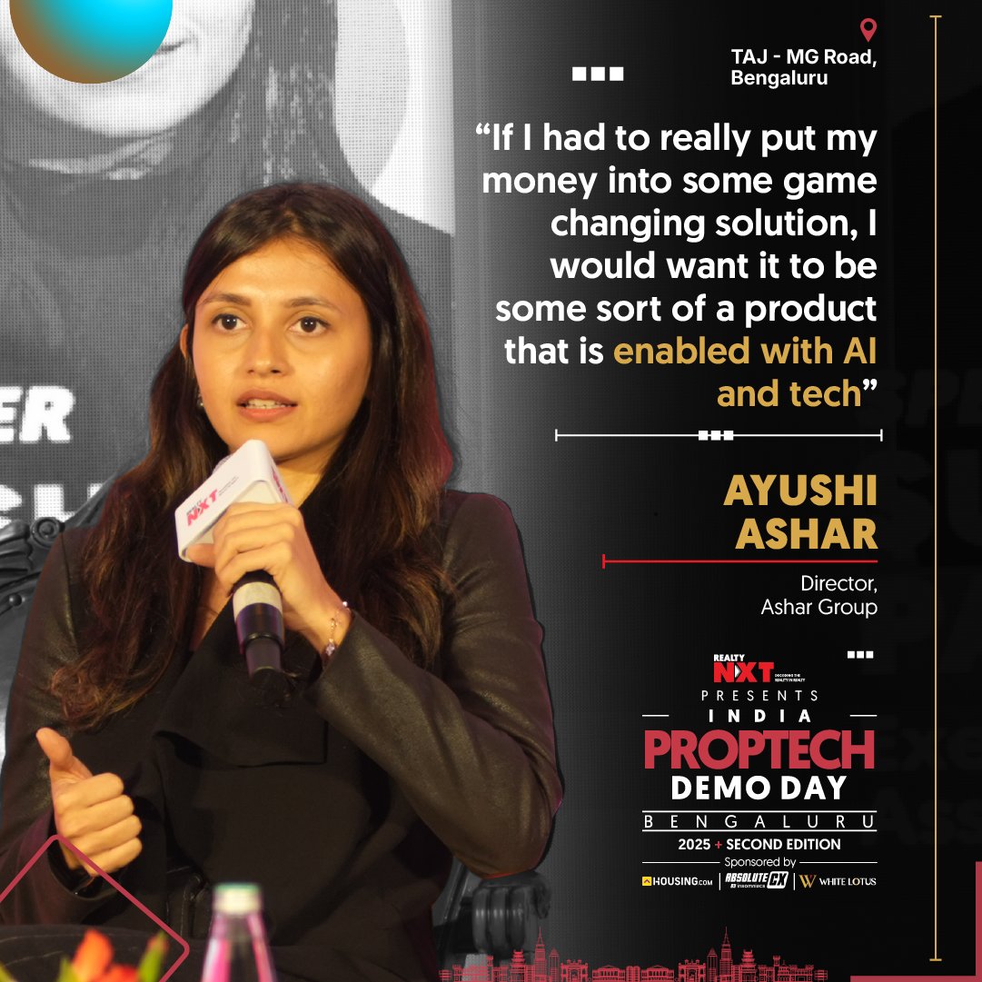 RealtyNXT's tweet image. #IPDD2025 | Ayushi Ashar sparks innovation at India PropTech Demo Day 2025. Watch the full panel.

Full panel: youtu.be/MJWuTdEVA2U?si…

#RealtyNXT #PropTech #RealEstate #PropertyManagement #PropertyTechnology