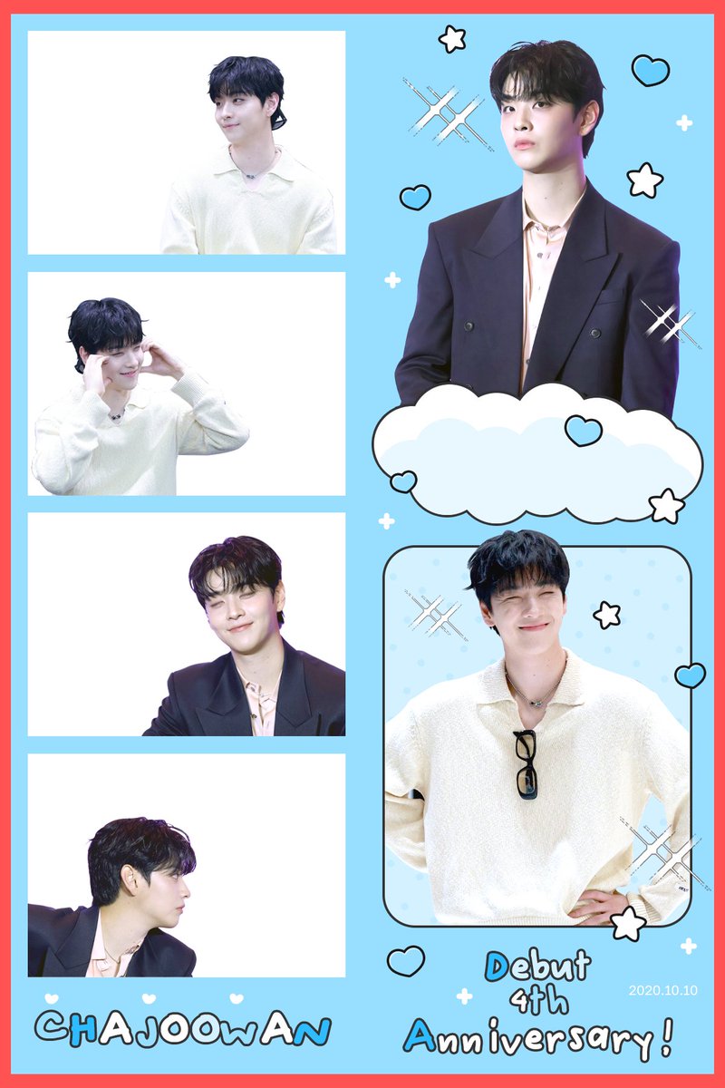 Happy 4th debut anniversary
                              CHA JOOWAN!

당신은 차주완과 사진이 찍고싶다☆
 𖤐 11.22 - 11.24
 𖤐 RGB PHOTO STUDIO 합정점

#차주완 #CHAJOOWAN
#당신은지금차주완과사진이찍고싶다
#4살차주완