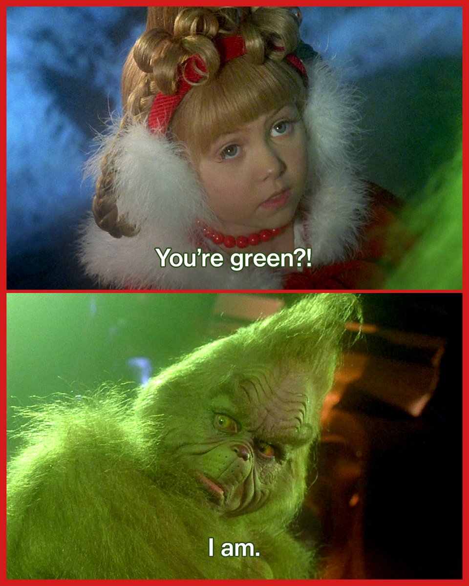 25Days's tweet image. he&apos;s green and he knows a thing or two about loathing. watch how the grinch stole christmas during 25 days of christmas on @FreeformTV