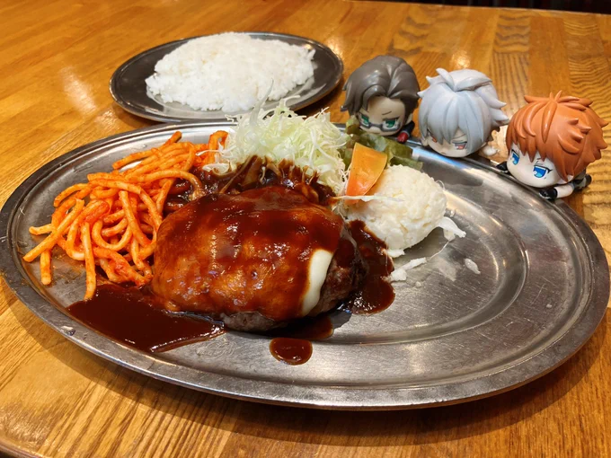 久々にが食べてたチーズハンバーグを食べにきた