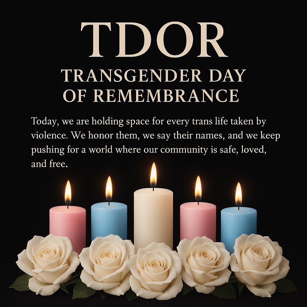#TransgenderDayOfRemembrance #TDOR 🕯️🕊️