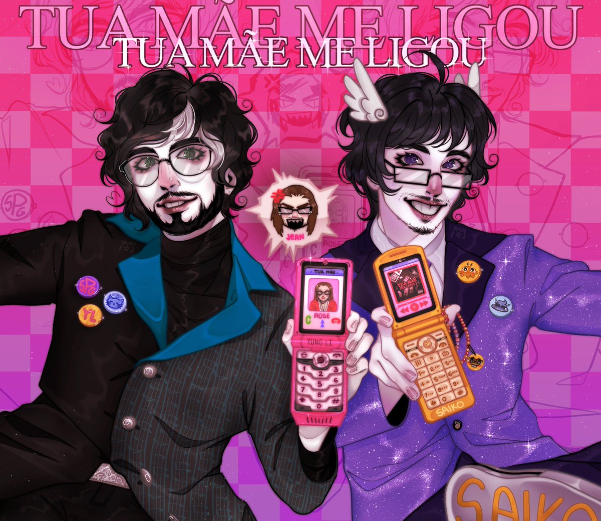 𝙏𝙪𝙖 𝙢𝙖𝙚 𝙢𝙚 𝙡𝙞𝙜𝙤𝙪 - YUNG LIXO☎️

by <a href="/Vito_Palmito/">vico aKa "L1R0U" #GOFIMO</a> <a href="/CarteiroCosmico/">Carteiro 💩</a> <a href="/SaikoMene/">Saiko♦️🤓</a> 
#art #digitalart #jogandofoddaci #JFfanart