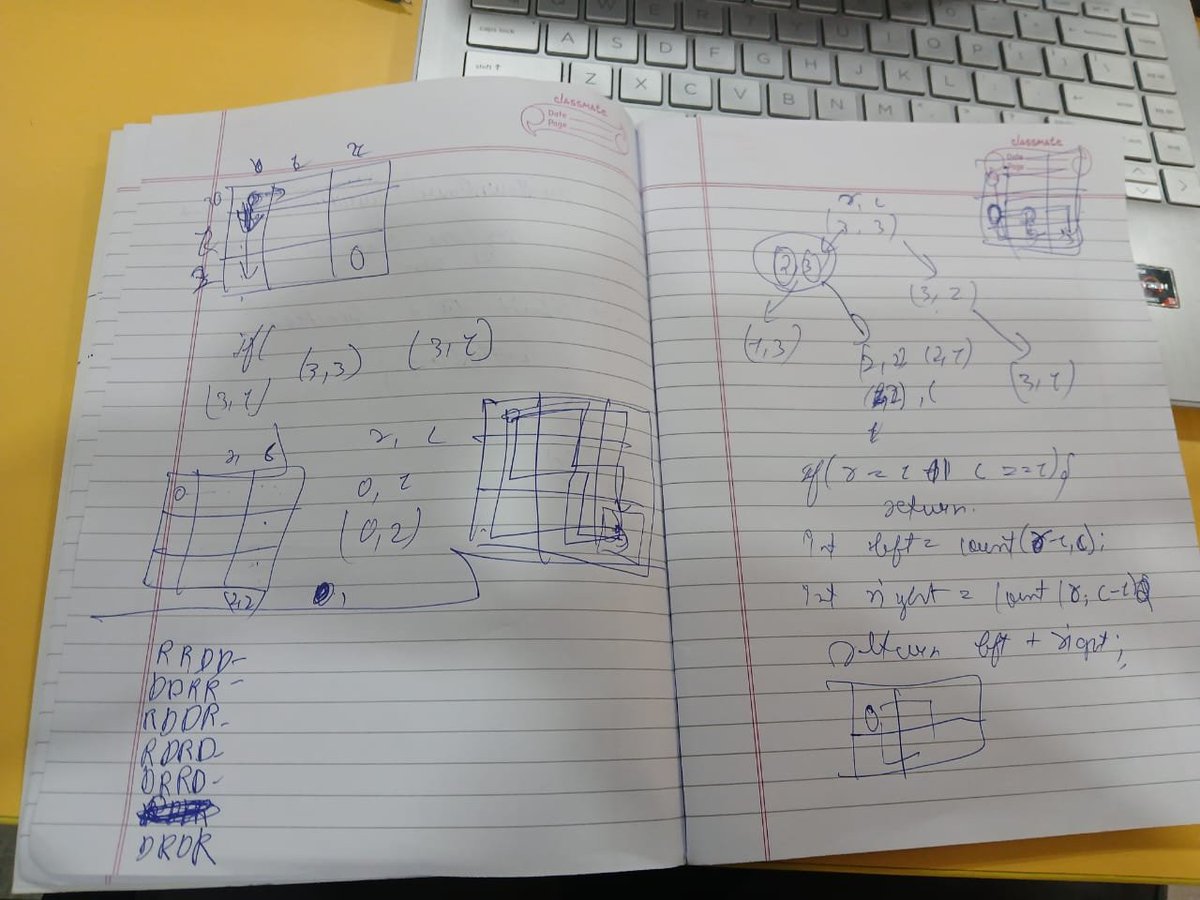 ReyedgeM's tweet image. Just learned the classic maze problem using recursion—and solved it! 🧩🔥

Crazy how a few lines of code can explore all possible paths. Feeling like recursion finally clicked 😄

#coding #DSA #recursion #Java #100DaysofCode