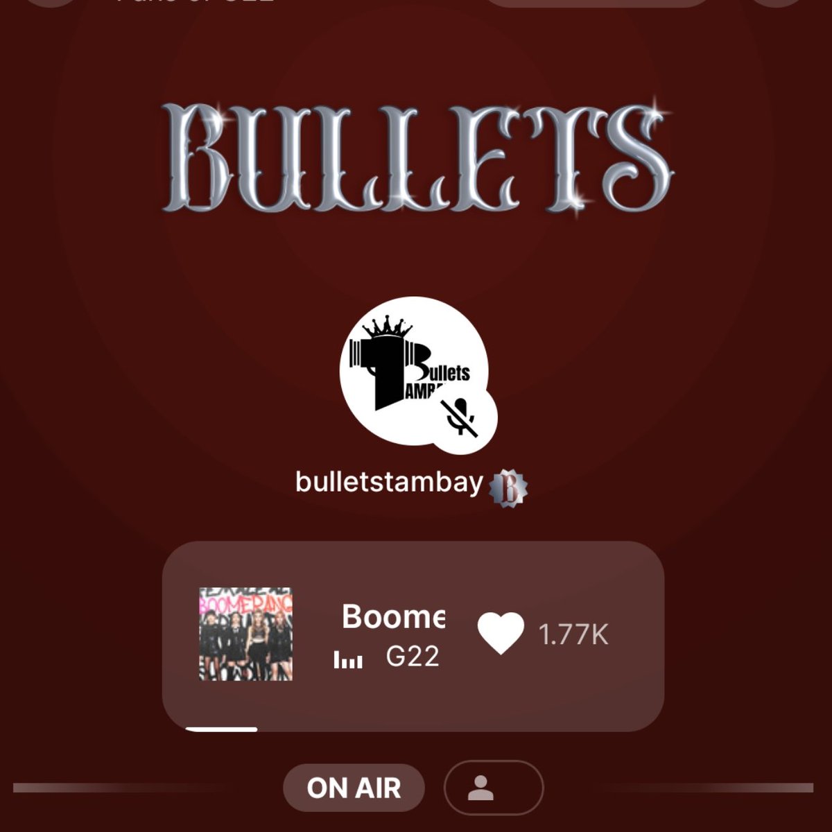 G22StreamVote_'s tweet photo. 🔴 Bulletstambay is now ON AIR!

Join us on Stationhead for afternoon stream, Bullets! 🤍✨

🎧: https://t.co/DzzlEPrsWQ

G22 ALBUM PRESAVE NOW
#G22TheFirstAlbum #G22
#BulletsTambayan https://t.co/W1WvsRCIf4