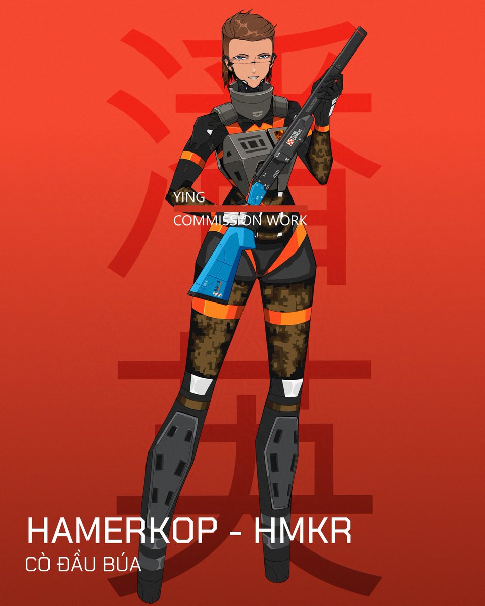 PhanT1n_2000's tweet image. 6 annnnd 7!!! #Commission #SIGNALISOC are done.
The HMKR unit, Heeres-Maschinenbau-Kämpfer-Replika.
For @hmkr_unit 
#SIGNALIS