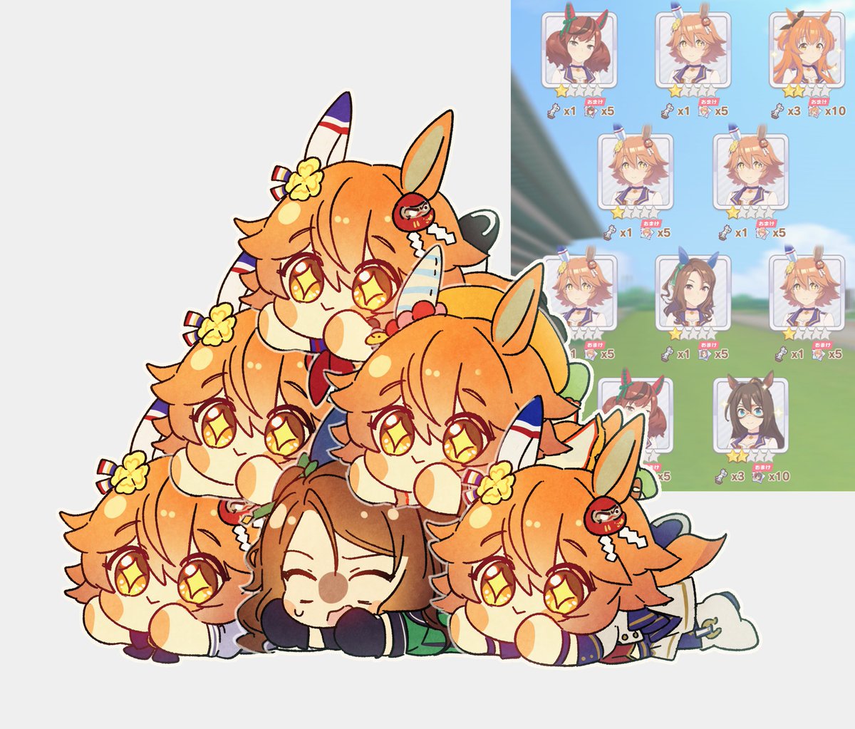 dea_ddan8's tweet image. 복이 과하다. (feat. 쨔부된 킹)