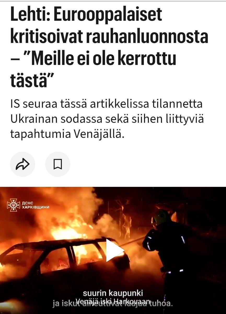 Ei tietenkään ole kerrottu, Euroopan unioni yrittää estää rauhan. Onneks Trump on tajunnut tämän. 

Ukrainalaiset haluaa rauhaa, ei anneta unionin estää sitä!