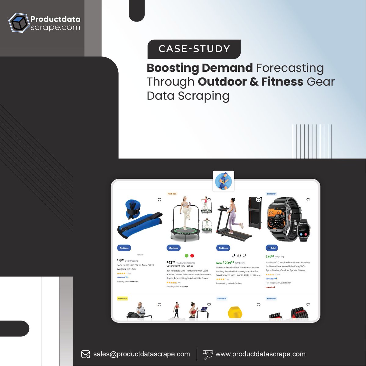 ProductScrape's tweet image. 🌲🏋️ Outdoor &amp;amp; Fitness Gear Demand Signals (2025)

We scraped #RealTimeData across outdoor &amp;amp; #Fitness categories to uncover:

Full case study 🔗
 productdatascrape.com/outdoor-fitnes…

#OutdoorGear #FitnessGear #DemandForecasting #RetailAnalytics #DataScraping #InventoryPlanning #PricingData