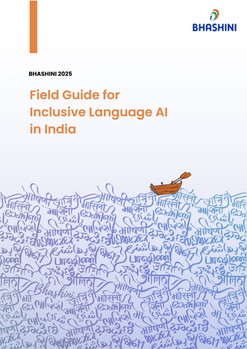 UnRealTecELLP's tweet image. We’re delighted to announce that UnReaL-TecE LLP has contributed to Chapter 6 of the newly released 1st Edition of the Field Guide for Inclusive Language AI in India by BHASHINI – Digital India BHASHINI Division.

Find full field guide here:
bhashini.gov.in/gyankosh?tab=b…