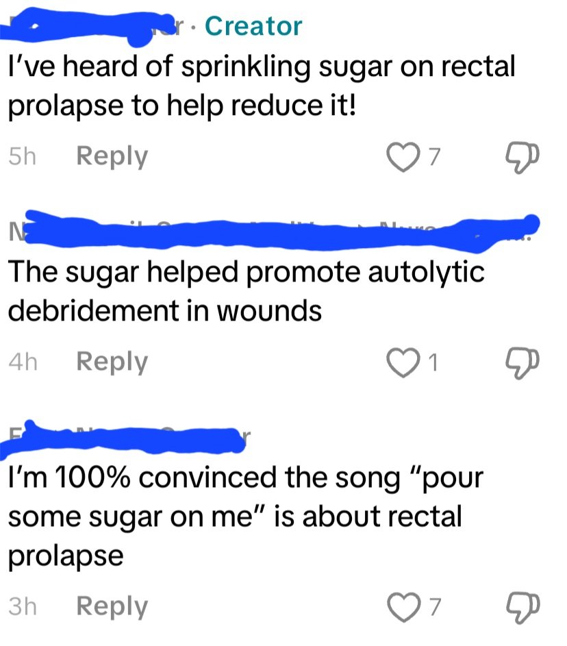cories5's tweet photo. Um, @DefLeppard, is this true about your song "Pour Some Sugar on Me" and rectal prolapse? https://t.co/rzyhAKAi1x