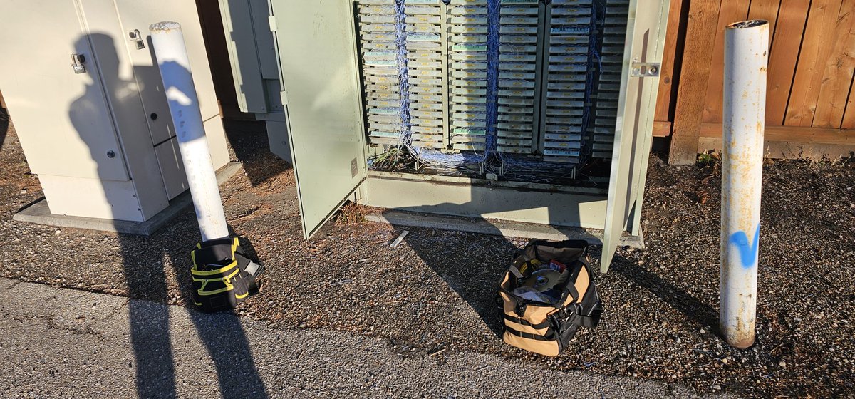 DDB12P's tweet photo. @TELUSsupport  This contractor is leaving trash on the ground near my property. His attitude representing Telus was poor. Refused to clean the mess. https://t.co/bBCDH3CrY1