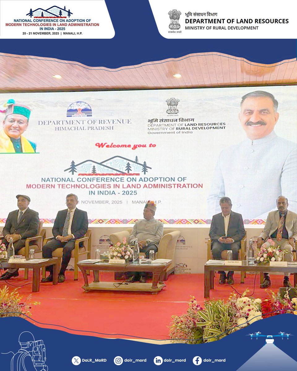 Department of Land Resources, GOI tweet media