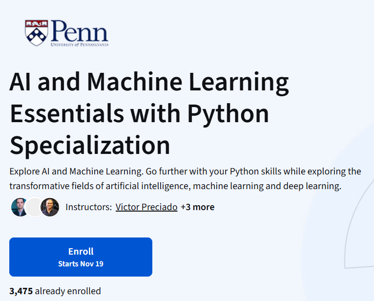 tech_educator's tweet image. AI and Machine Learning Essentials with Python Specialization

clcoding.com/2025/11/ai-and…