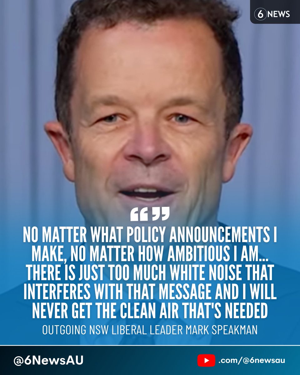 Mark Speakman said this morning he would be going nowhere as NSW Liberal leader – moments ago, he announced he was stepping down

"I have faced the brand damage that has emanated from Canberra, I have faced the loss of three members...I have done my best"